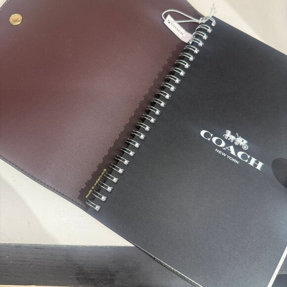 coach Notebook In Signature Canvas 222 - Picture 4 of 5